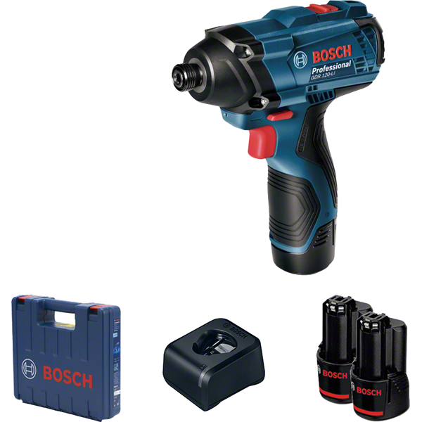 Maşină de înfiletat/desfiletat cu impact cu acumulator/cheie Trusă PRO GDR 120-LI