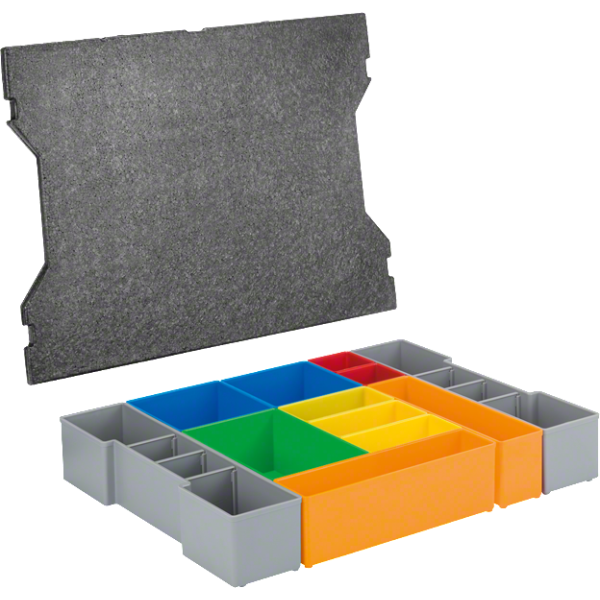 Cutii pentru depozitarea pieselor mici Cutie cu set de 12 inserţii L-BOXX