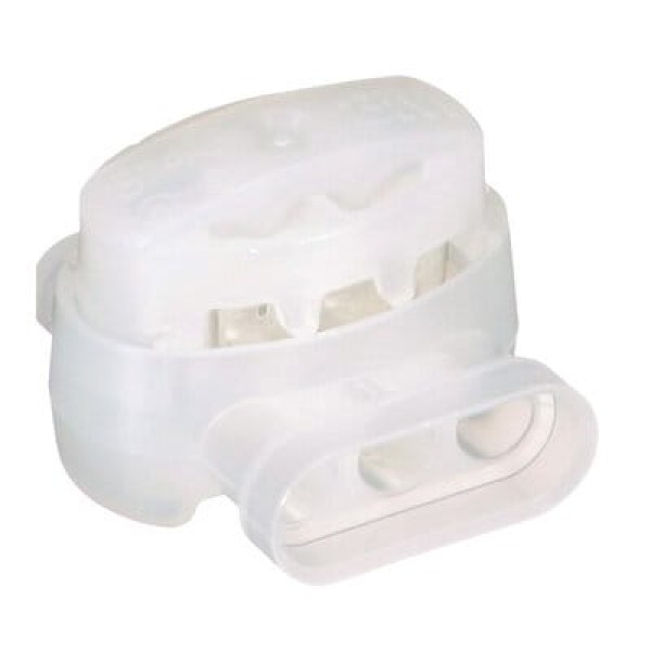 3M™ Scotchlok™ IDC Connector 314U, BIN, Pigtail, Self-Stripping, Flame Retardant, White, 22-14 AWG, 1000 per case