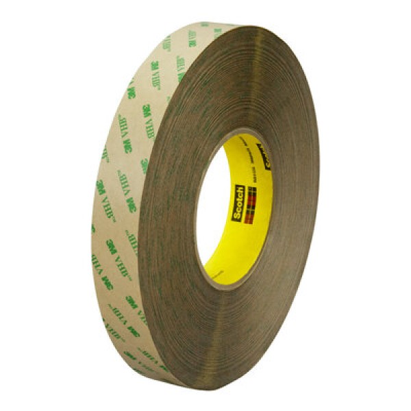 3M™ VHB™ Adhesive Transfer Tape F9473PC, Transparent, 19 mm x 55 m, 0.26 mm