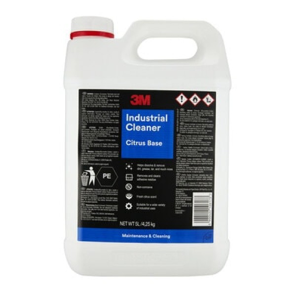 3M™ Industrial Cleaners and Adhesive Remover, Transparent, 5 L