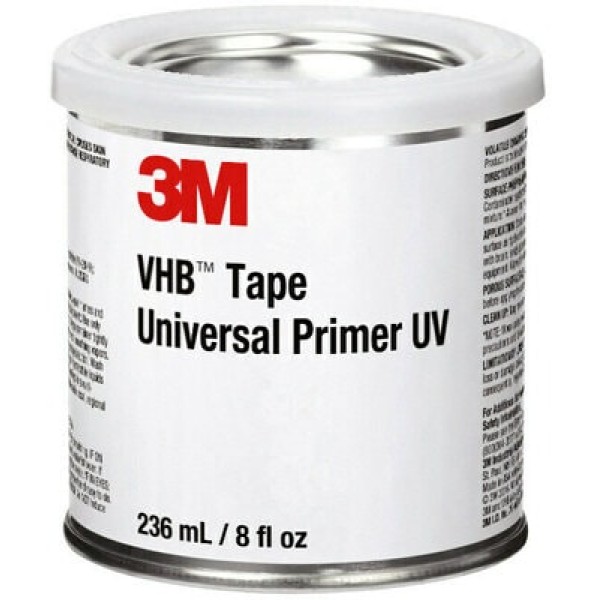 3M™ VHB™ Tape Universal Primer UV, Light yellow with fluorescent bluish tint, 236 ml