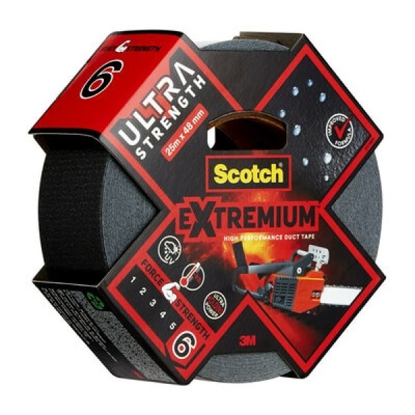 Scotch® Extremium™ ULTRA High performance Duct Tape, 25 m x 48 mm, 1 Roll/Pack