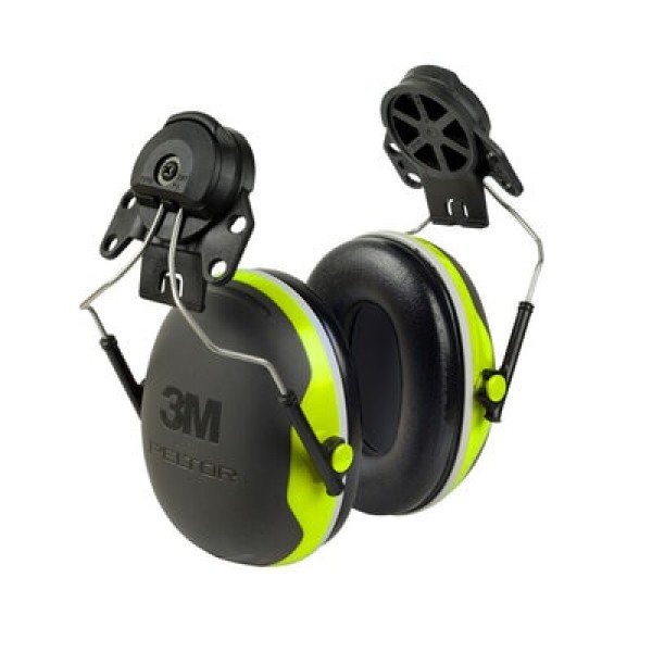 3M™ PELTOR™ Earmuffs, Hi-Viz, Helmet Mounted, X4P3