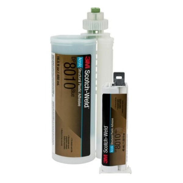 3M™ Scotch-Weld™ Low Odour Acrylic Adhesive DP8010, Blue, 490 ml