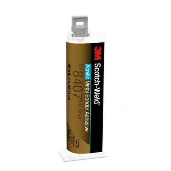 3M™ Scotch-Weld™ Metal Bonder Acrylic Adhesive DP8407NS, Grey, 45 ml