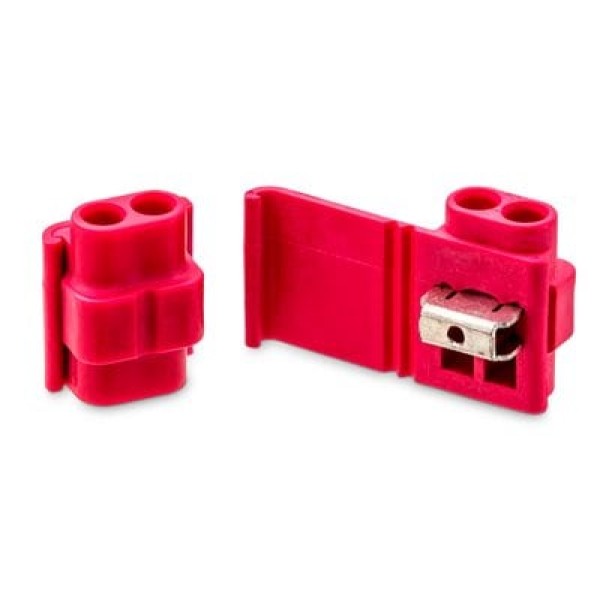 3M™ Scotchlok™ IDC Connector 557, BOX, Pigtail, Self-Stripping, Moisture Resistant and Flame Retardant, Red, 22-16 AWG, 100 per carton, 1000 per case