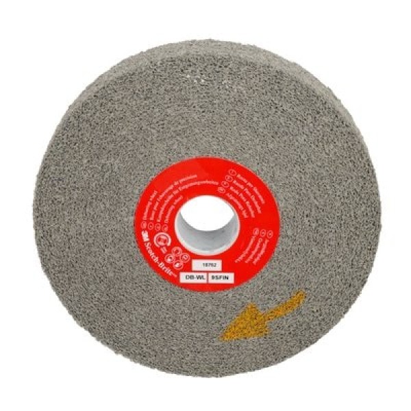 Scotch-Brite™ Deburring Wheel DB-WL, 152 mm x 25 mm x 25.4 mm, 9S FIN