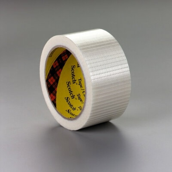Scotch® Bi-Directional Universal Filament Tape 8959, Transparent, 75 mm x 50 m, 0.15 mm