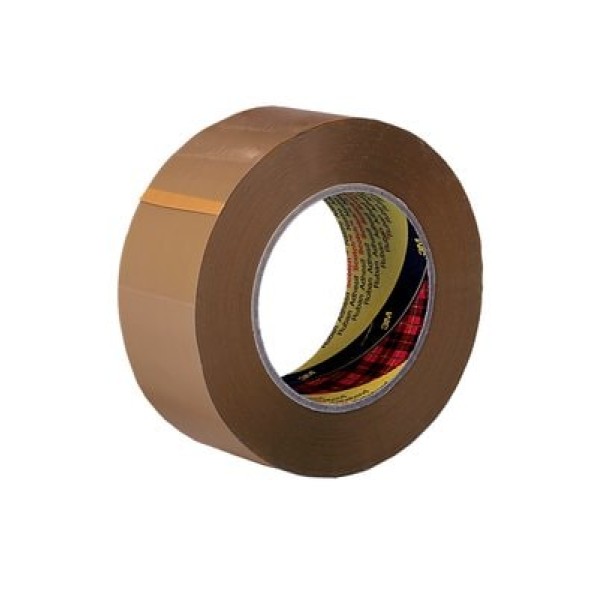 Scotch® Performance PVC Box Sealing Tape 6890, Brown, 25 mm x 66 m
