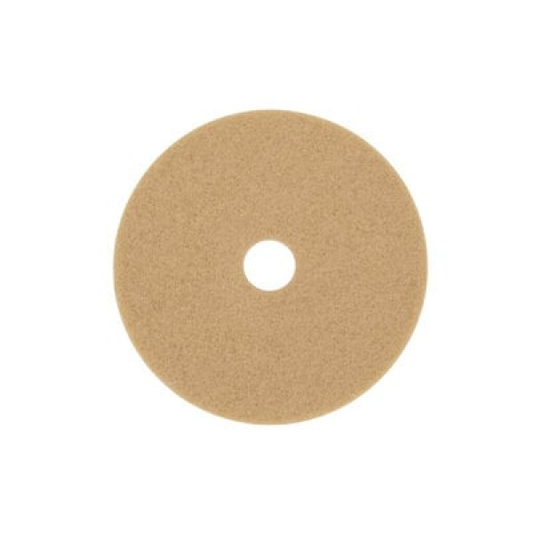 3M™ Burnish Floor Pads 3400, Tan, 508 mm, 5/Case