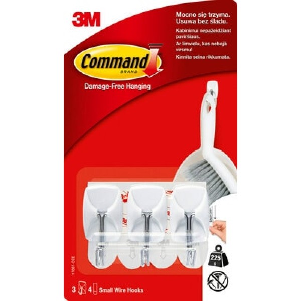 Command™ Small Wire Hooks 17067