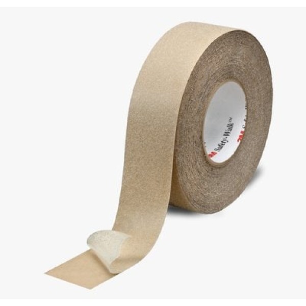 3M™ Safety-Walk™ Slip Resistant General Purpose Tape 600 Series, Transparent, 19 mm x 18.3 m, 1/Case