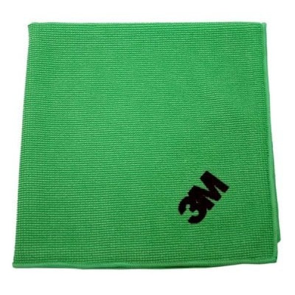 Scotch-Brite™ Essential Microfibre Wipes 2012, Green, 360 mm x 360 mm, 10/Pack