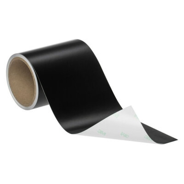 3M™ Laser Markable Label Material 7847, Black/White Matte, 120 mm x 300 m, 0.06 mm