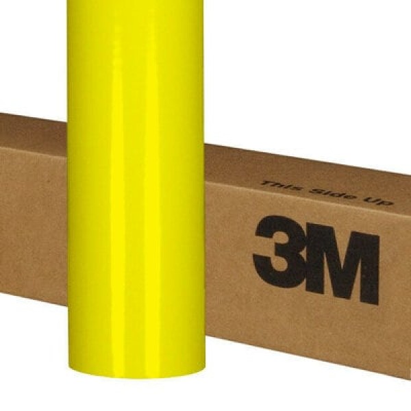 3M™ Scotchcal™ ElectroCut™ Graphic Film 7125-15, Bright Yellow, 1220 mm x 45.72 m