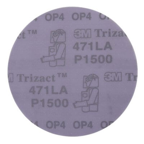 3M™ Trizact™ Hookit™ Clear Coat Sanding Abrasive Disc 471LA, 150 mm, 1500, 05600