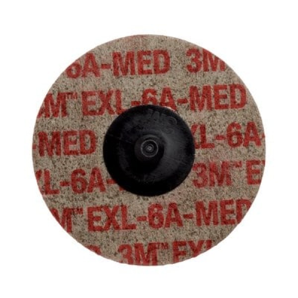 Scotch-Brite™ Roloc™ EXL Unitized Wheel XL-DR, 76 mm x 6 mm, 6A MED