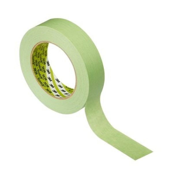 Scotch® Premium Auto Refinish Masking Tape 3030, Green, 30 mm x 50 m, 50979