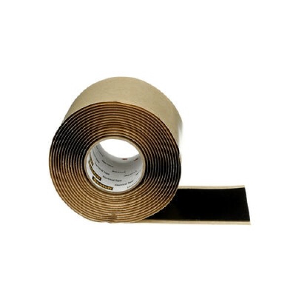 Scotch® Rubber Mastic Tape 2228, Black, 25.4 mm x 3 m, 1.65 mm