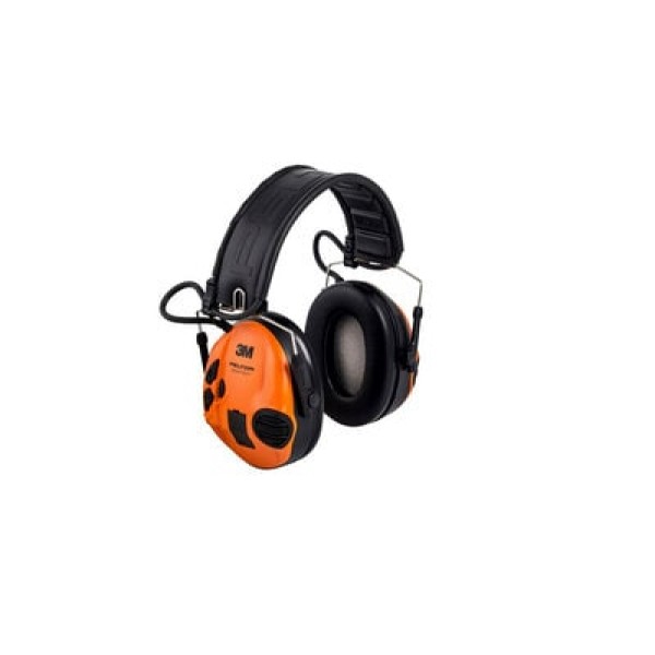 3M™ PELTOR™ SportTac Headset, 26 dB, Orange / Green Cups, Foldable Headband, MT16H210F-478-GN