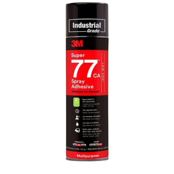 3M™ Super 77™ Multipurpose Spray Adhesive, Beige, 500 ml