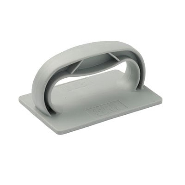 3M™ Twist-Lok™ Pad Holder 961, Light Grey, 63 mm x 89 mm x 121 mm, 10/Box