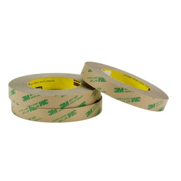 3M™ Adhesive Transfer Tape 467MP, Transparent, 1220 mm x 55 m x 0.05 mm