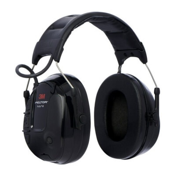 3M™ PELTOR™ ProTac™ III Headset, 26 dB, Slim Cups, Black, Headband, MT13H220A