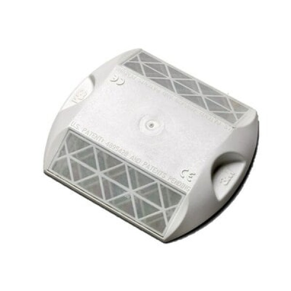 3M™ Raised Pavement Marker RPM-290-2W, White Lens, White Body, Two-Way, 100/Carton