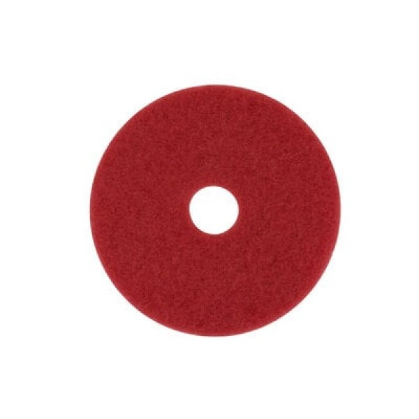 Scotch-Brite™ Floor Pads, Red, 280 mm, 5/Case