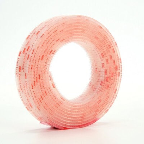 3M™ Dual Lock™ Reclosable Fastener TB3560, Clear, 25 mm x 3 m, 5.7 mm