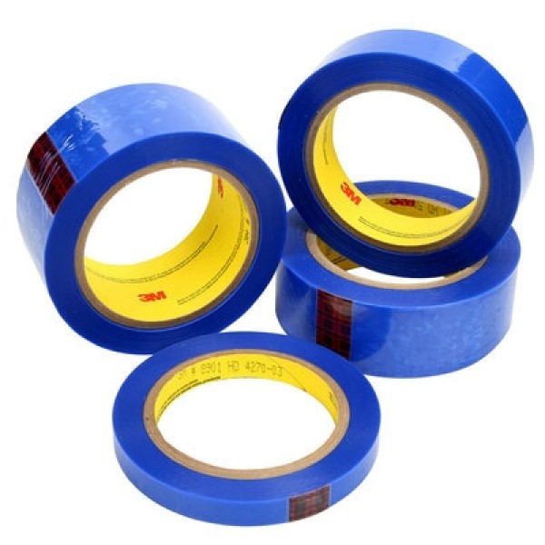 3M™ Polyester Tape 8901, Blue, 1219 mm x 66 m, 0.06 mm