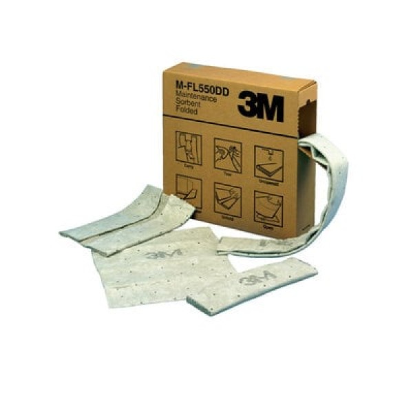 3M™ Maintenance Sorbent Multi-Format M-F2001, 120 mm x 15.2 m, 3/Case
