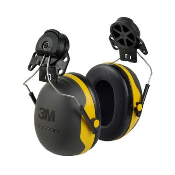3M™ PELTOR™ Earmuffs, Yellow, Helmet Mounted, X2P3