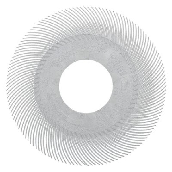 Scotch-Brite™ Radial Bristle Brush BB-ZB, 152 mm x 11.11 mm x 25.4 mm, P120, White, Type C, With adapter