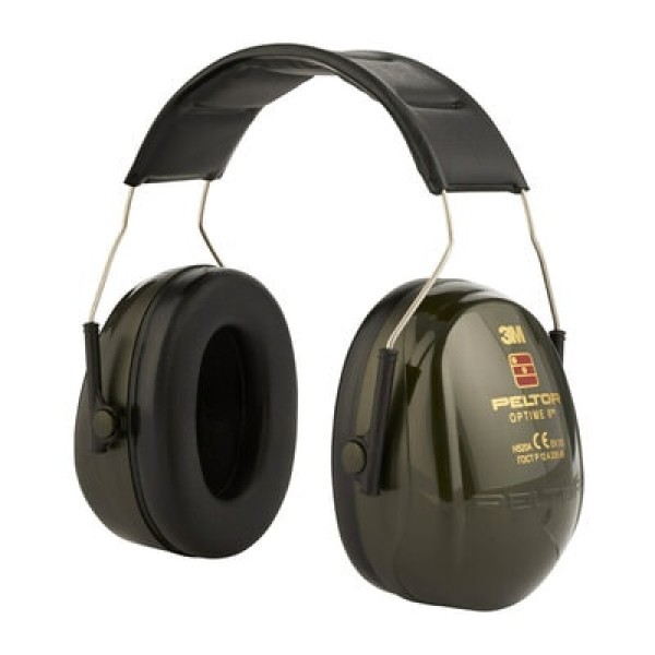 3M™ PELTOR™ Optime™ II Earmuffs, Green, Headband, H520A-407-GQ