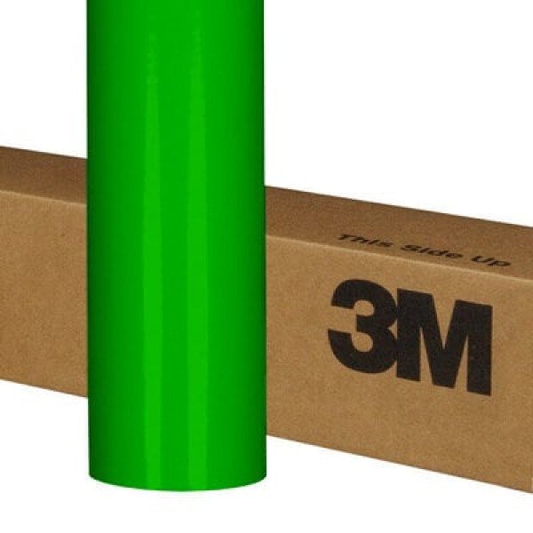 3M™ Controltac™ Graphic Film with Comply™ Adhesive 180mC-196, Apple Green, 1220 mm x 45.72 m