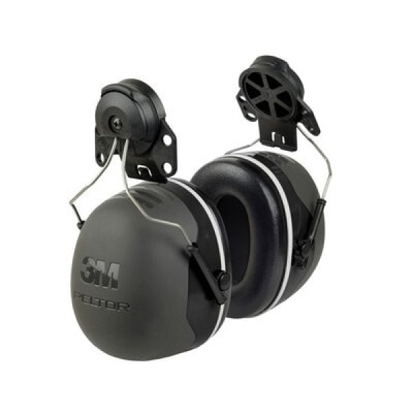 3M™ PELTOR™ Earmuffs, Black, Helmet Mounted, X5P3
