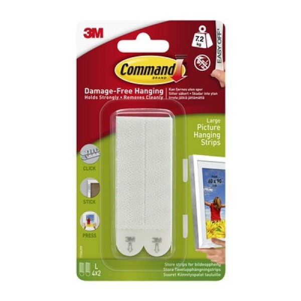 Command™ Large Picture Hanging Strips 17206