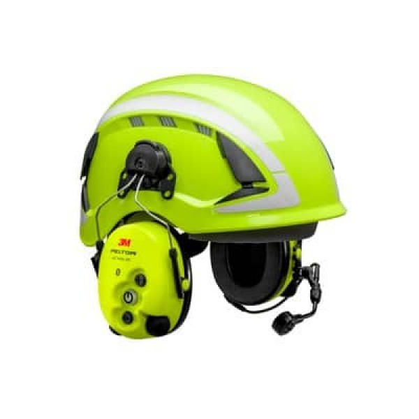 3M™ PELTOR™ WS™ ProTac™ XPI Level Dependent Bluetooth® Headset, Yellow, Hard Hat Attached, FLX2, MT15H7P3EWS6-111