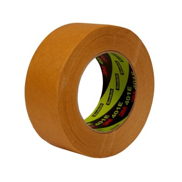 3M™ Performance Masking Tape 401E, Brown, 18 mm x 50 m