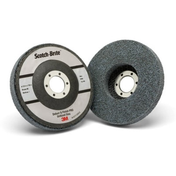 Scotch-Brite™ Deburr and Finish PRO Unitized Disc DP-UD, 114 mm x 22 mm, 2S FIN