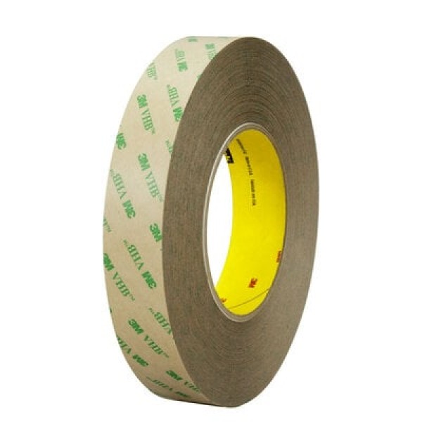3M™ VHB™ Adhesive Transfer Tape F9469PC, Transparent, 1220 mm x 55 m, 0.13 mm
