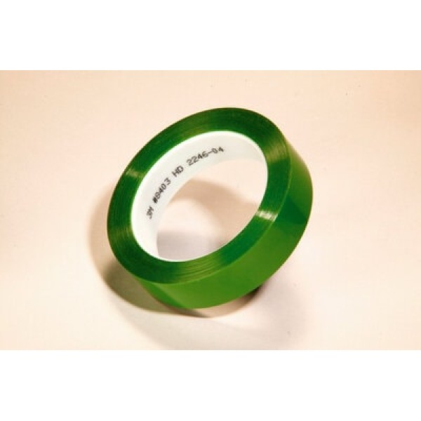 3M™ Polyester Tape 8403, Green, 25 mm x 66 m, 0.06 mm