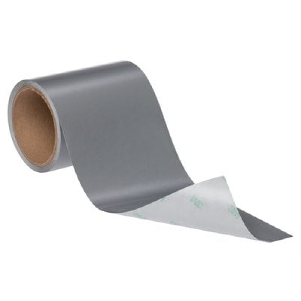 3M™ Laser Markable Label Stock 7848, Silver/Black, 120 mm x 300 m, 0.06 mm