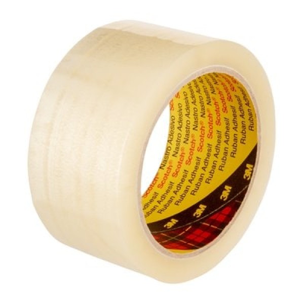 Scotch® Box Sealing Tape 371, Transparent, 50 mm x 66 m