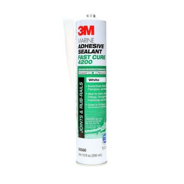 3M™ Marine Adhesive Sealant 4200FC, White, 310 ml