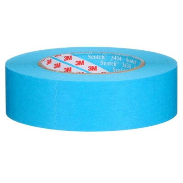 Scotch® High Performance Masking Tape 3434, Blue, 36 mm x 50 m, 07898
