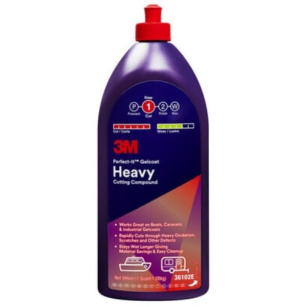 3M™ Perfect-It™ Gelcoat Heavy Cutting Compound, 946 ml, 36102E